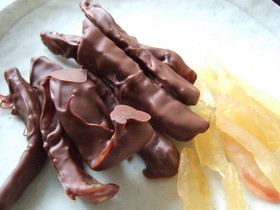 りんごの蜜煮&チョコがけ