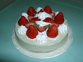 イチゴ・抹茶ケーキ