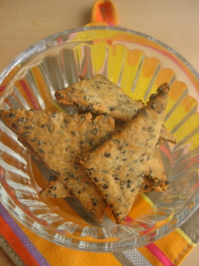 ヘルシー☆和風ごまクッキー