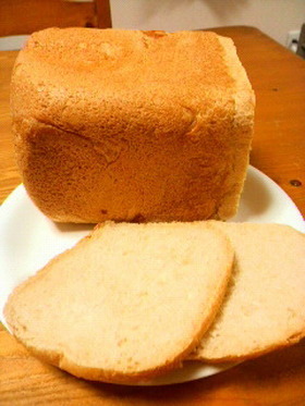 ホームベーカリーできなこはちみつ食パン