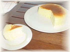 絶品！チーズスフレケーキ