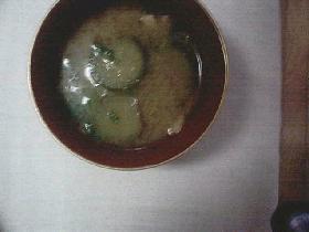 ナスの味噌汁