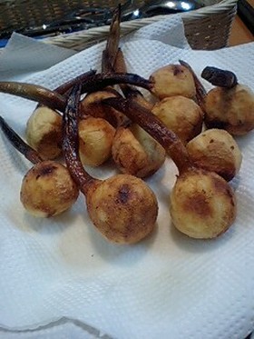 くわいの素揚げ