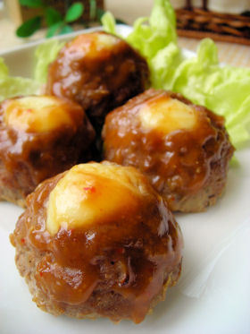 お弁当に✿カルビ焼き風ハンバーグ✿