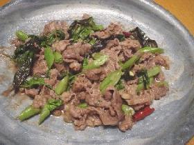 バジルと牛肉の炒め物☆アジアン風味☆