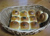 手ごねちぎりパン