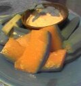 茹でかぼちゃのシンプルサラダ