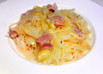 簡単！「キャベツとベーコンのパスタ」