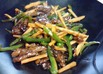 牛肉とピーマンで「チンジャオロースー」
