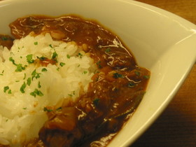 たっぷりセロリ・母のハヤシライス