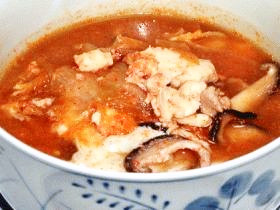 スンドゥブ*あさりとつぶし豆腐のチゲ*