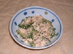 ☆ゴーヤと豆腐の味噌いため