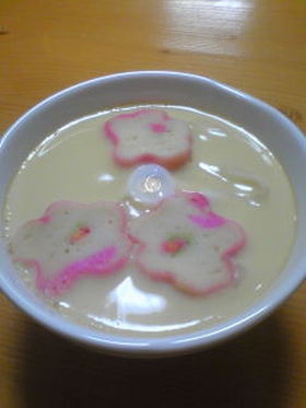 簡単☆うどん入り茶わん蒸し