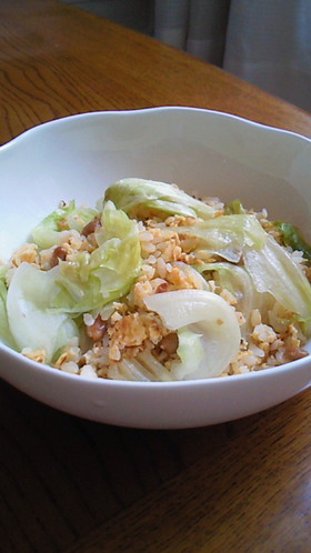 フワッとパラパラ！レタス納豆チャーハン