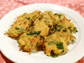 ◆豆腐とじゃこのおとし揚げ◆