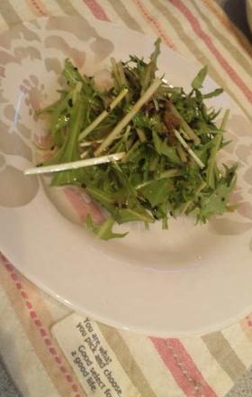 簡単！水菜のおかかサラダ