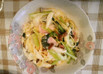 ターサイとシメジのクリームパスタ