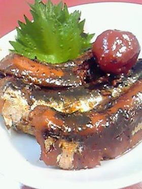 圧力鍋で骨まで食べれる☆いわしの梅干し煮