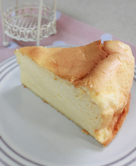 材料これだけ!スフレチーズケーキ♡