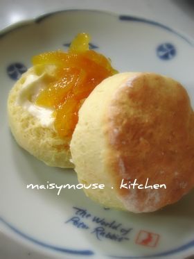 クリームチーズのスコーン