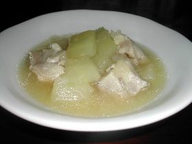 とうがんと鶏肉の煮物