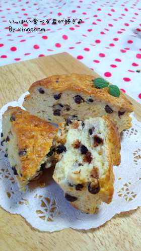 ＊私の自慢の!チョコチャンクスコーン
