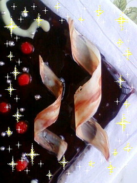 *デコ飾りケーキに1*らせんチョコ*