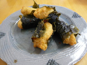 簡単☆じゃがいもとおからの磯辺揚げ☆