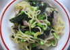 ワカメと青菜のシンプル塩焼きそば