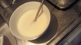 レンジでホワイトソース