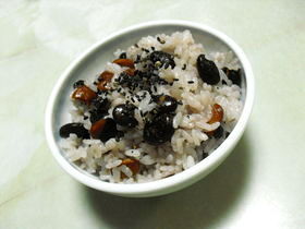 黒豆ご飯～♪