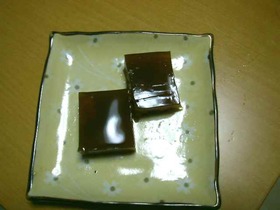 柿の紅茶寒天♪