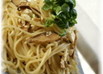 パスタ_豆腐とスライス椎茸のそぼろ風