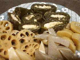 鮒の味噌昆布巻き
