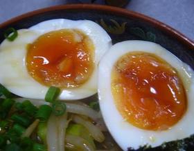 簡単！ラーメン屋さん風?!半熟味付たまご