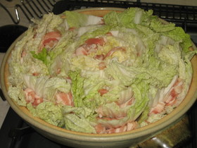 白菜丸ごとぺろり!豚バラ鍋