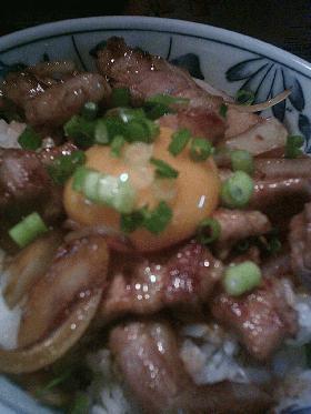 我が家のはちみつ入り豚丼♪簡単編(笑)