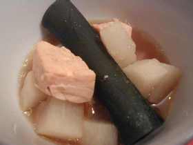 鮭と大根の簡単煮物