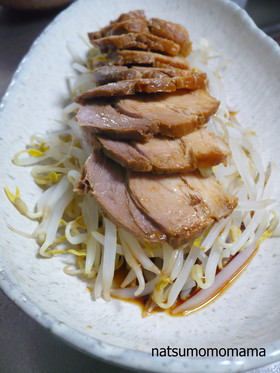 ラーメン屋さんっぽく♪もやしチャーシュー