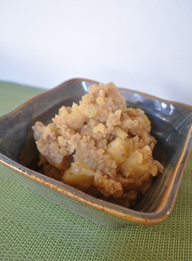 じゃが☆豚ミンチの崩し煮