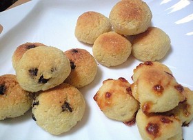 簡単♪おから＆ＨＭ丸めて焼くだけパン？