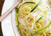 細切りズッキーニとベーコンのパスタ♥