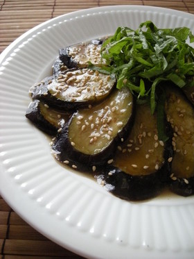 茄子の柚子胡椒あん