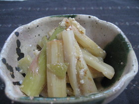 うどの酢味噌和え