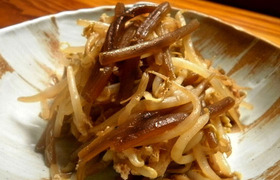 ふきともやしの煮付け