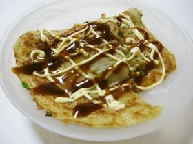 たこ焼き粉クレープ