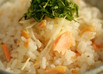 新生姜と焼鮭の混ぜるだけ♬うまうまごはん
