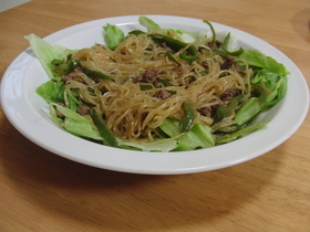 ご飯がすすむ！簡単春雨炒め