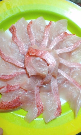 金目鯛のしゃぶしゃぶ