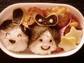 キャラ弁で七夕弁当♪♪